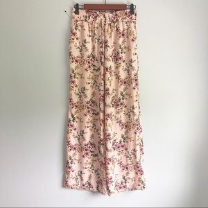 Joe B Pink Floral Wide Leg Pants
